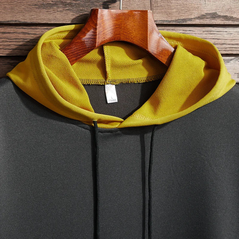 Nuovi uomini casual felpe con cappuccio felpe uomo primavera autunno tinta unita moda Harajuku streetwear felpe con cappuccio felpe top uomo