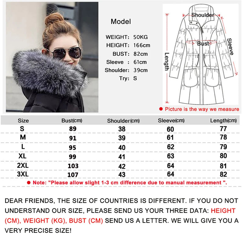 2025 nuovo modo di arrivo sottile giacca invernale da donna imbottito in cotone caldo addensare cappotto da donna cappotti lunghi Parka giacche da donna