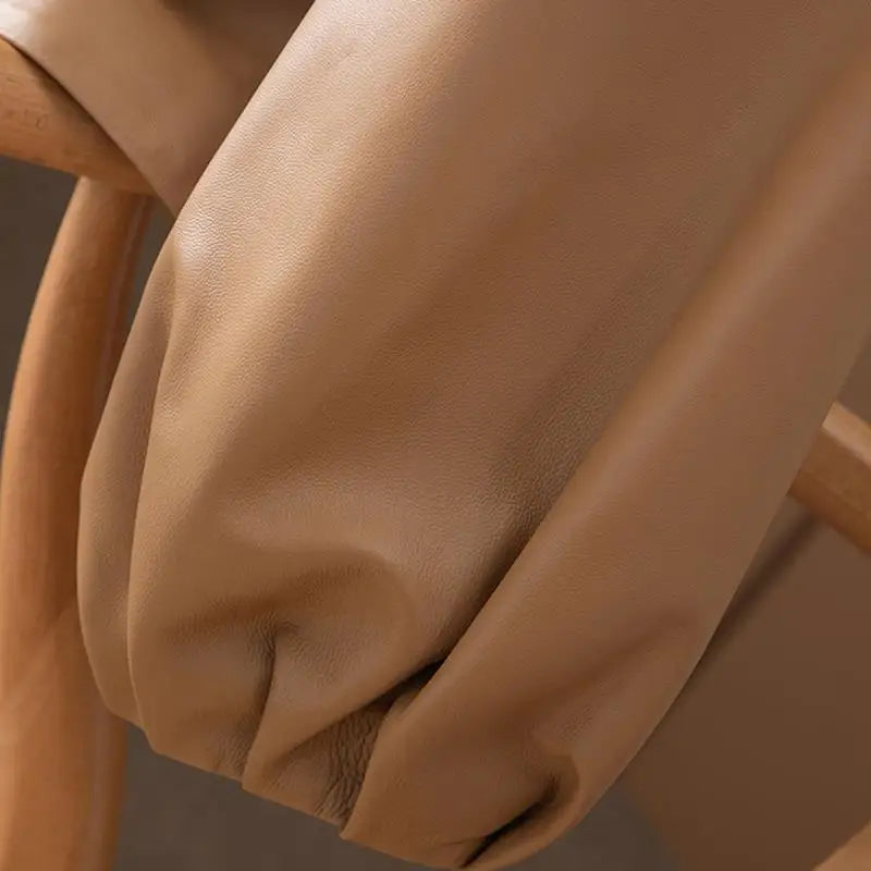 Giacche in pelle PU di alta qualità donna primavera autunno corto cappotto semplice giacca da donna femminile Femme