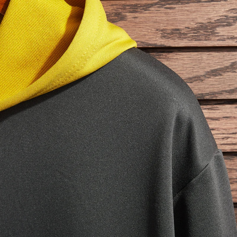 Nuovi uomini casual felpe con cappuccio felpe uomo primavera autunno tinta unita moda Harajuku streetwear felpe con cappuccio felpe top uomo