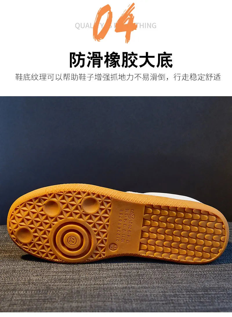 Dechun scarpe da donna in pelle retrò piccole scarpe bianche versatili nuovo tempo libero