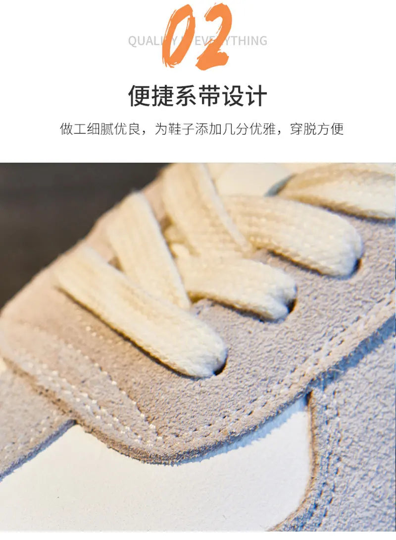 Dechun scarpe da donna in pelle retrò piccole scarpe bianche versatili nuovo tempo libero