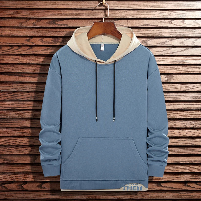 Nuovi uomini casual felpe con cappuccio felpe uomo primavera autunno tinta unita moda Harajuku streetwear felpe con cappuccio felpe top uomo