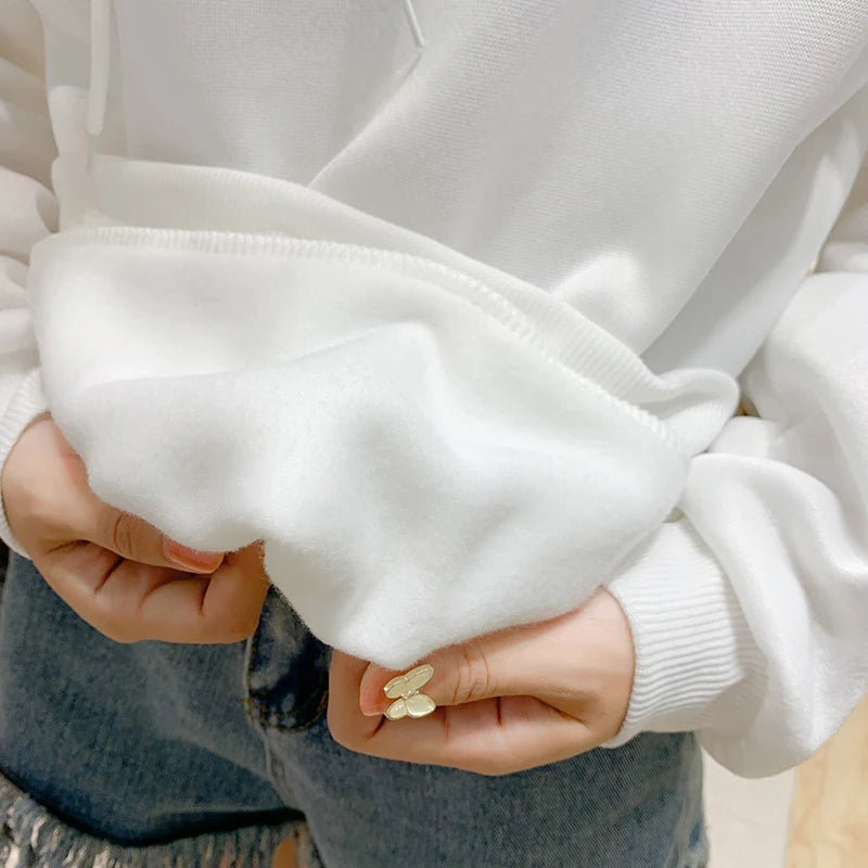 Nuove felpe alieno verde ragazze moda invernale top divertenti Moletom simpatico cartone animato streetwear donna felpa con cappuccio pullover allentato