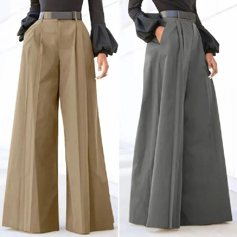 Pantaloni a gamba larga da donna Pantaloni da donna Pantaloni palazzo Pantaloni larghi comodi in lino stampato estivo con VêTements Femme