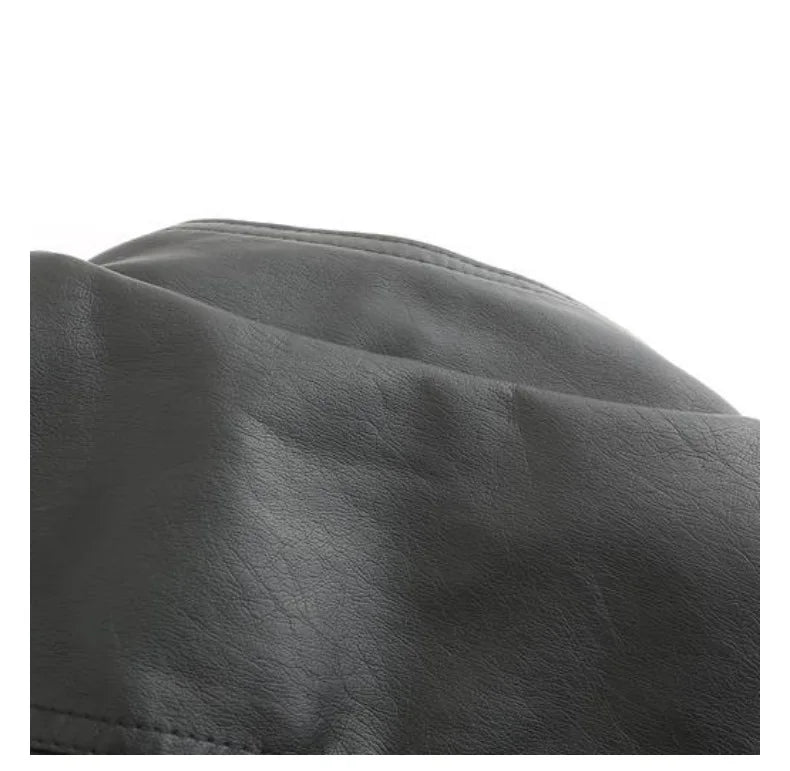 Elegante giacca da donna con collo alto 2022 modello femminile tridimensionale cappotto S-4XL nuove donne giacca in ecopelle Pu