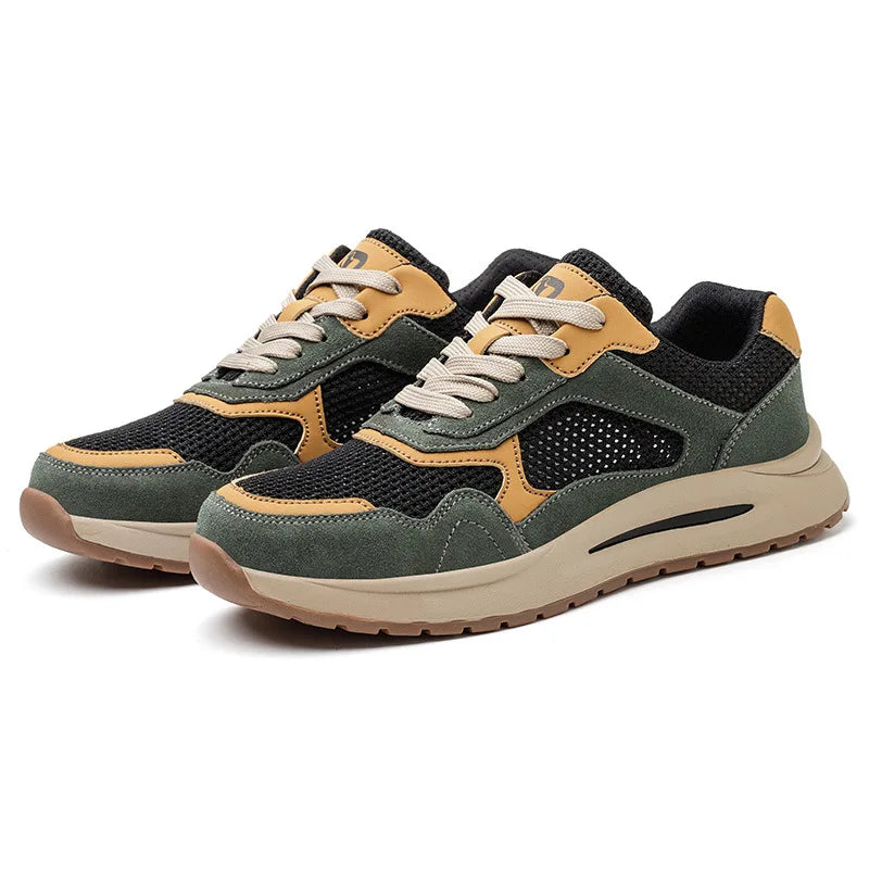 2023 New Summer Casual scarpe antinfortunistiche da uomo Mesh Light Sneaker traspirante antiforatura scarpe da ginnastica antiscivolo da lavoro per scarpe da uomo