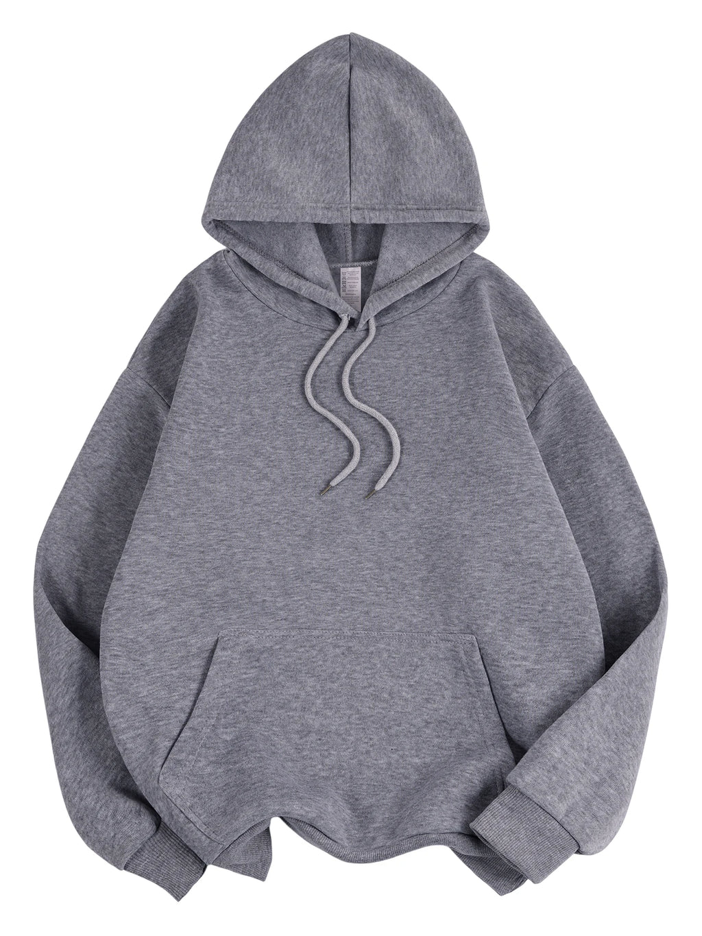NUOVE felpe con cappuccio solide da donna invernali felpe comode in pile elasticizzato di base tasche larghe vestiti caldi pullover femminile da strada
