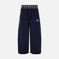 Set da due pezzi vestibilità ampia stile college retrò americano con pantaloni da bagno finti con doppia testa a doppia vita per il tempo libero sportivo Moda 2025