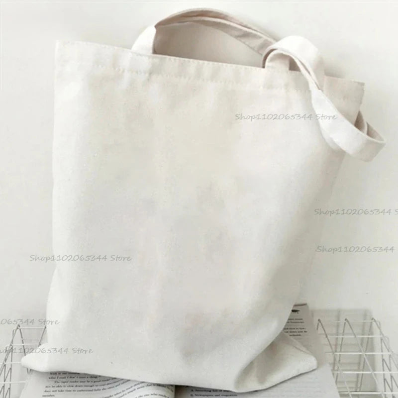 Nuove borse tote da donna della serie Cat Borsa ecologica in tela con stampa di gatti mucca carina Borsa a tracolla per adolescenti per amanti dei gatti di moda Harajuku ad alta capacità