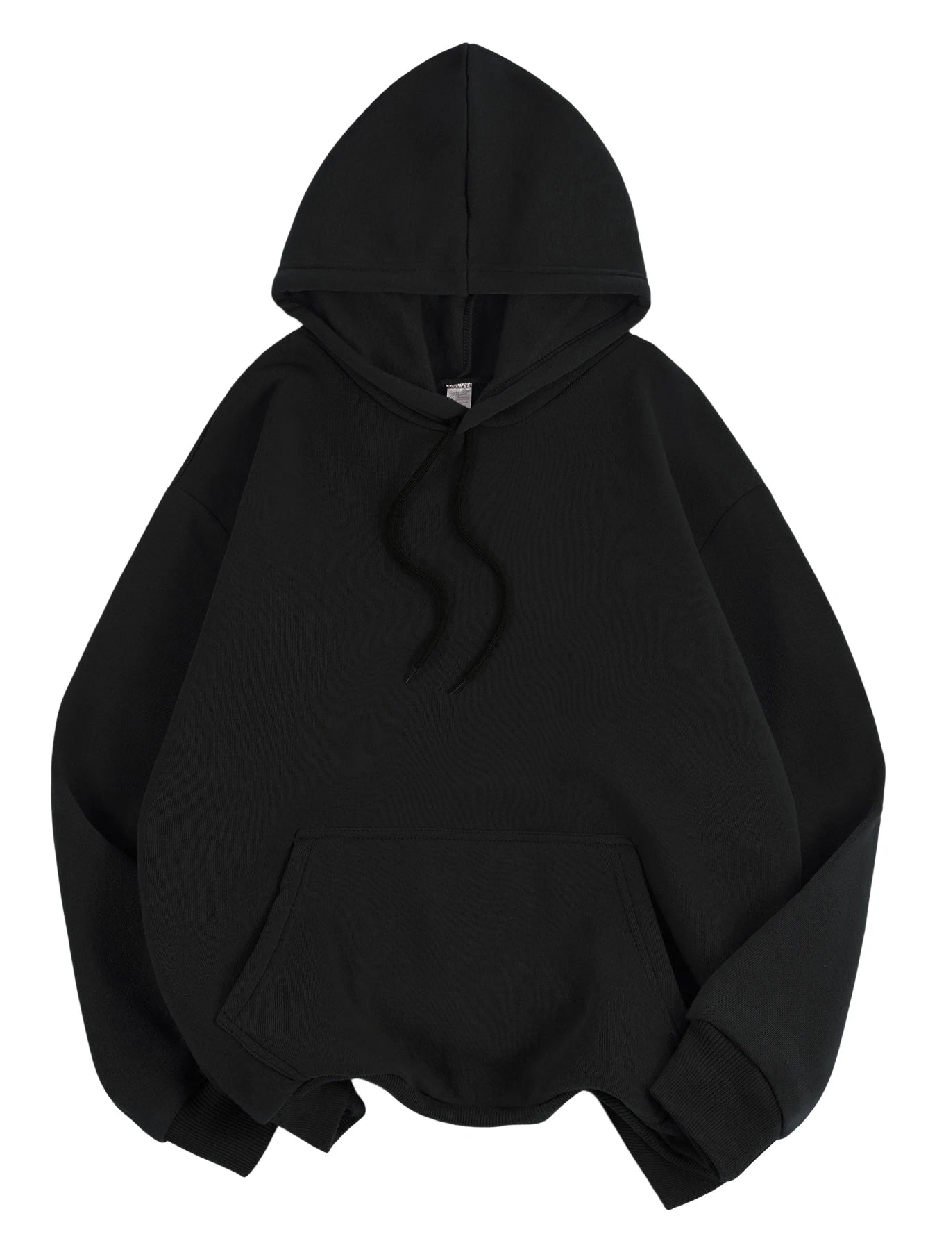 NUOVE felpe con cappuccio solide da donna invernali felpe comode in pile elasticizzato di base tasche larghe vestiti caldi pullover femminile da strada