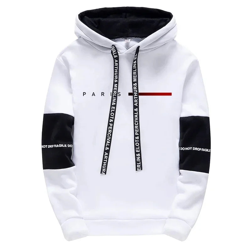 Felpe con cappuccio da uomo Pantaloni sportivi Parigi Moda Felpa con cappuccio Streetwear Maschile per tutte le stagioni Quotidiano Casual Sport Pullover Pantaloni da jogging