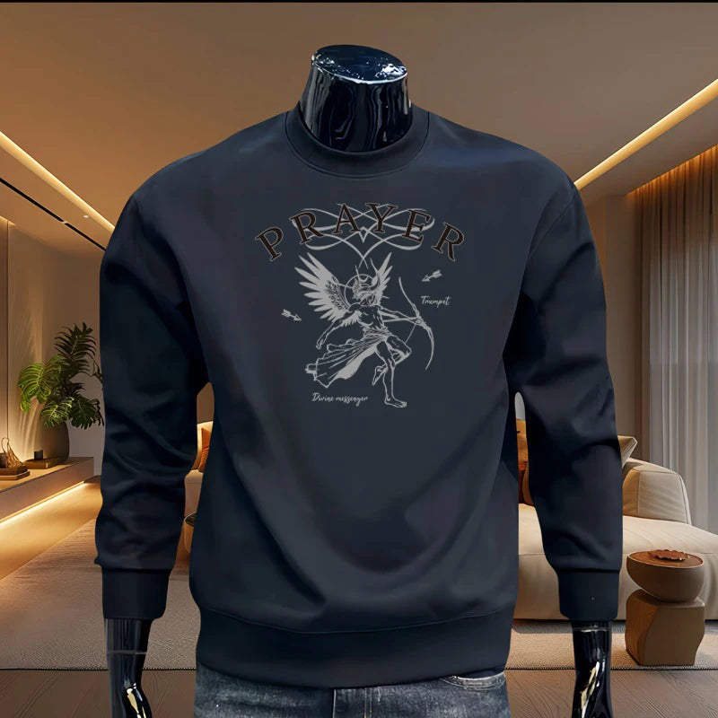 Nuovi Uomini di Autunno Grafica Felpe Con Cappuccio Manica Lunga T-Shirt di Cotone Hip Hop Magliette di Grandi Dimensioni Sport Top S-5XL Abbigliamento Uomo 2024