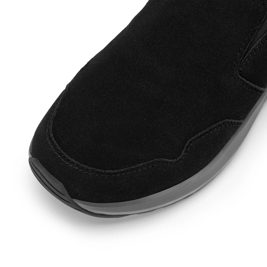 FitVille Mocassini da trekking extra larghi da uomo, comode scarpe da passeggio ortopediche con supporto per l'arco plantare per sentieri di trekking all'aperto, piedi piatti e sollievo dal dolore ai piedi