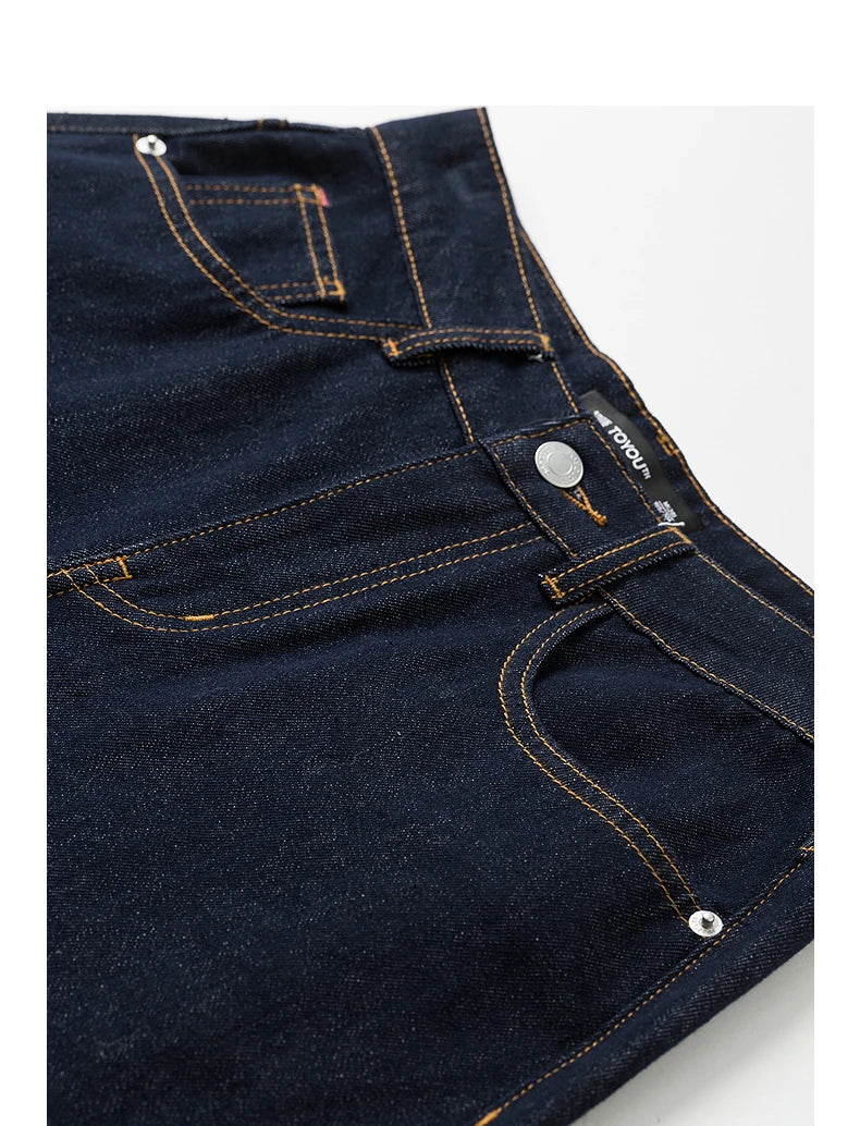 TOYOUTH Jeans denim da donna 2025 Autunno Nuovi pantaloni larghi a banana curvi larghi