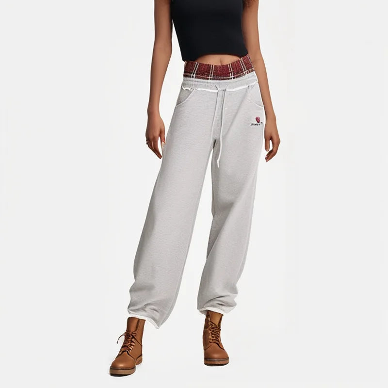 Set da due pezzi vestibilità ampia stile college retrò americano con pantaloni da bagno finti con doppia testa a doppia vita per il tempo libero sportivo Moda 2025