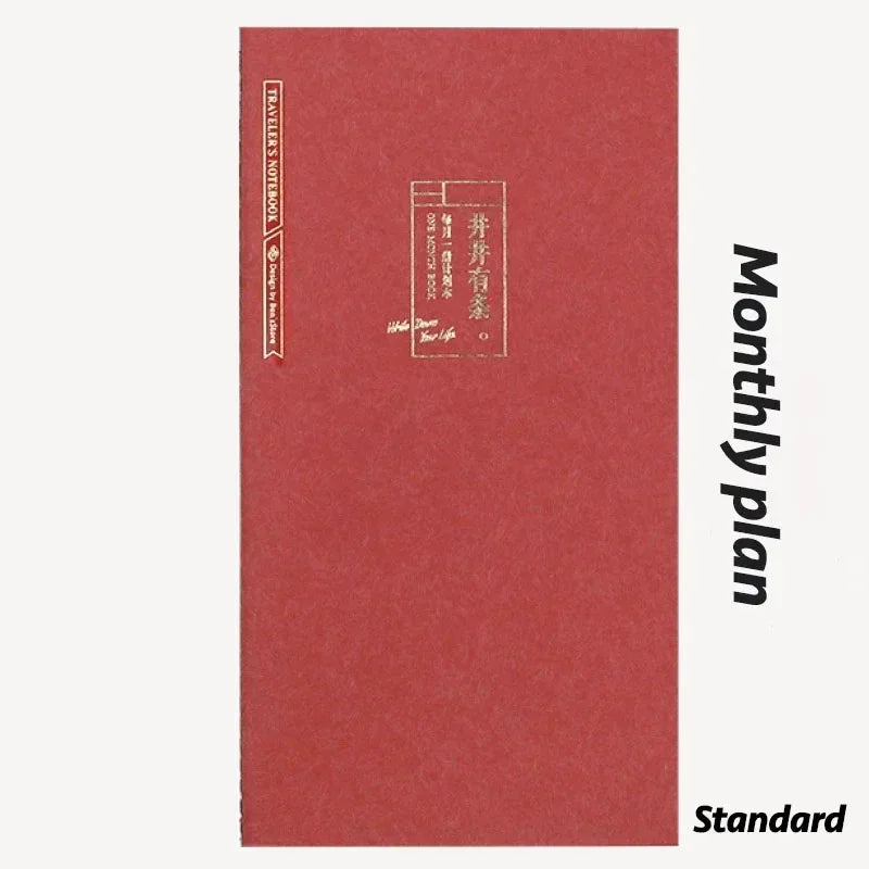 Fromthenon Travelers Notebook Standard Passport Replacement Inner Page Travel Planner Journal Notebook Refill Supplies