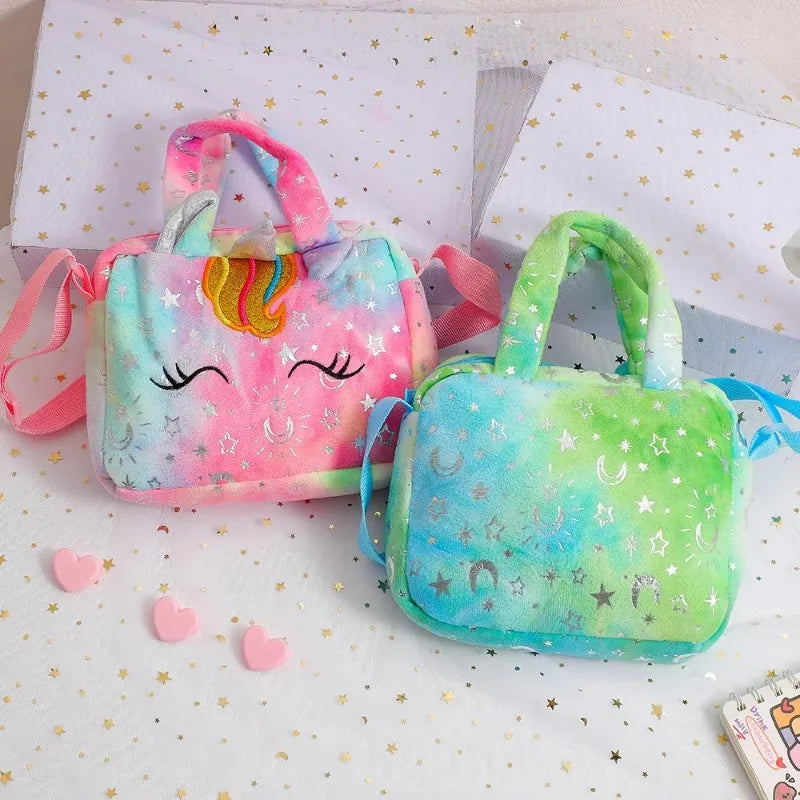 Borse a Tracolla Unicorno alla Moda per Bambine, Graziose Borsette per Bambini, Regalo di Compleanno, Piccola Borsa per Bambine