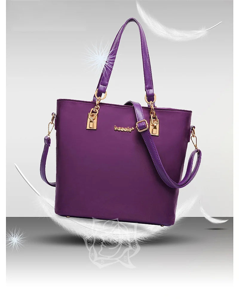 TRAVEASY 6 Set Borsa da donna alla moda Oxford Nuove borse da donna Borse tote di grande capacità Borsa a tracolla piccola per donna