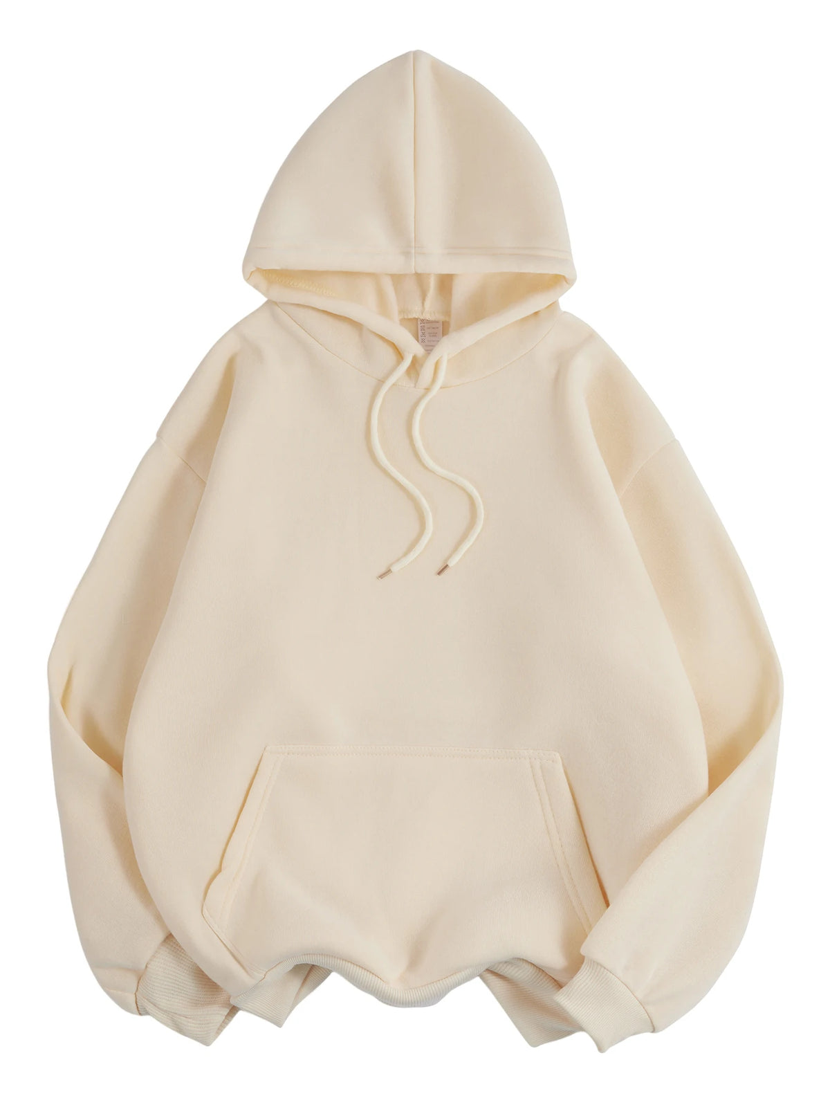 NUOVE felpe con cappuccio solide da donna invernali felpe comode in pile elasticizzato di base tasche larghe vestiti caldi pullover femminile da strada