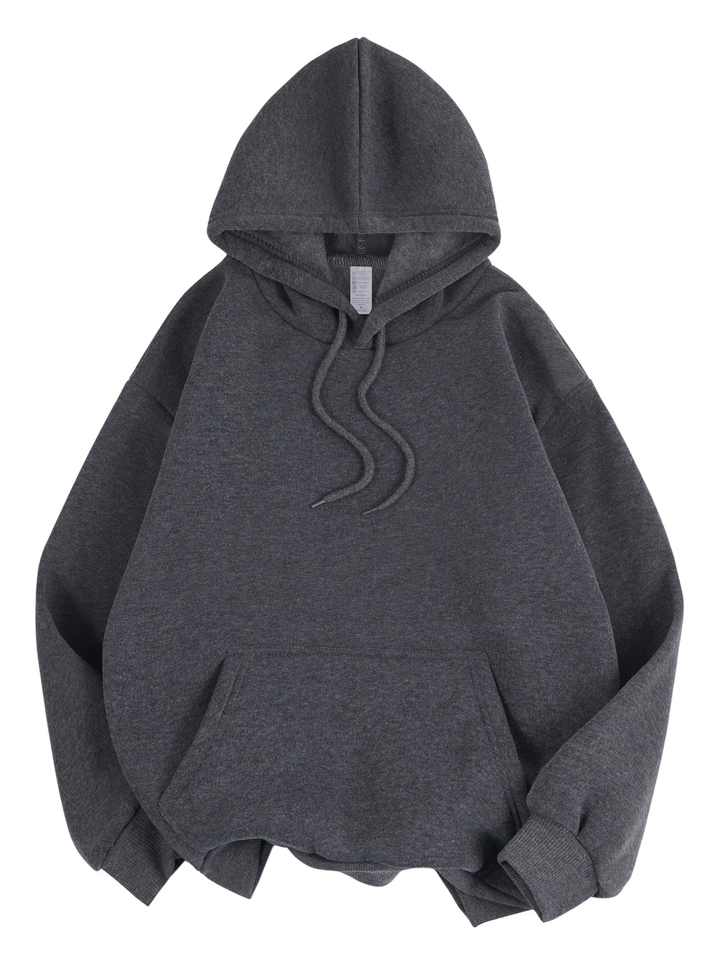 NUOVE felpe con cappuccio solide da donna invernali felpe comode in pile elasticizzato di base tasche larghe vestiti caldi pullover femminile da strada