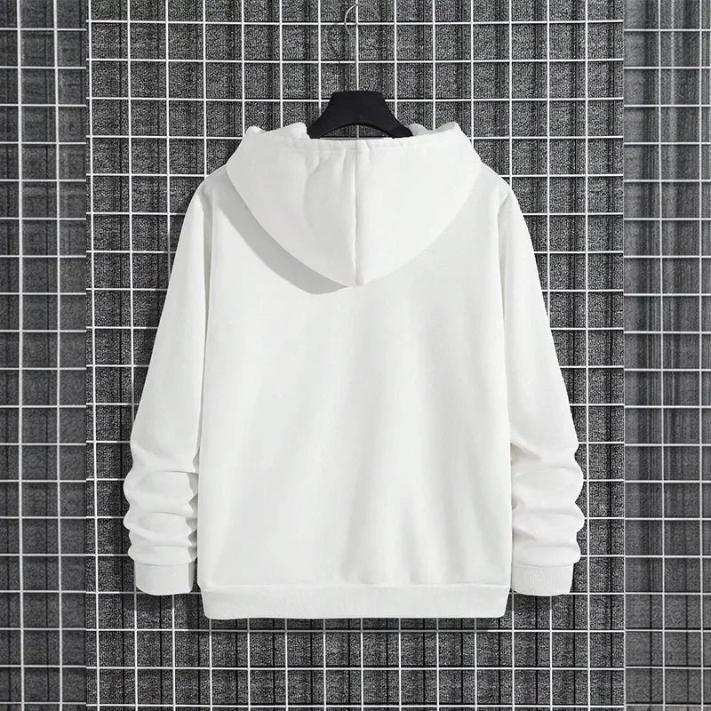 2025 Autunno/Inverno Nuovo Arrivo Felpa Con Cappuccio da Uomo di Alta Qualità di Colore Solido Felpa con Cappuccio Maschile Casa All'aperto Casual Moda Pullover