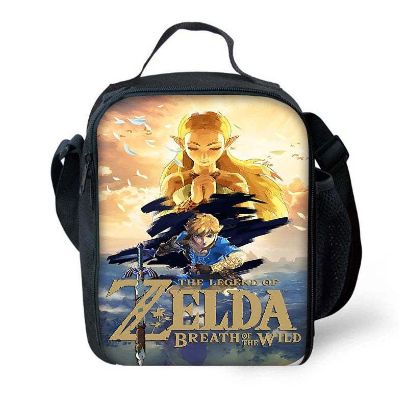 Zaino per la scuola dei bambini The Legends of Zeldas con borse per il pranzo, borse per matite, borse per la scuola per ragazzi e ragazze, miglior regalo