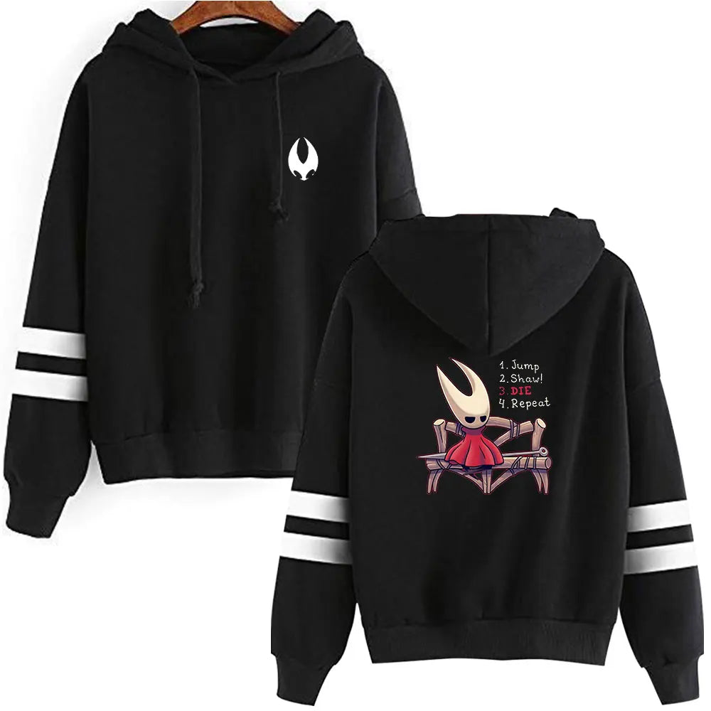 Hollow Knight Nope Not Today Felpa con cappuccio Vintage anni '90 Merch Pullover Merch Tuta Felpa con cappuccio Felpa Pullover alla moda