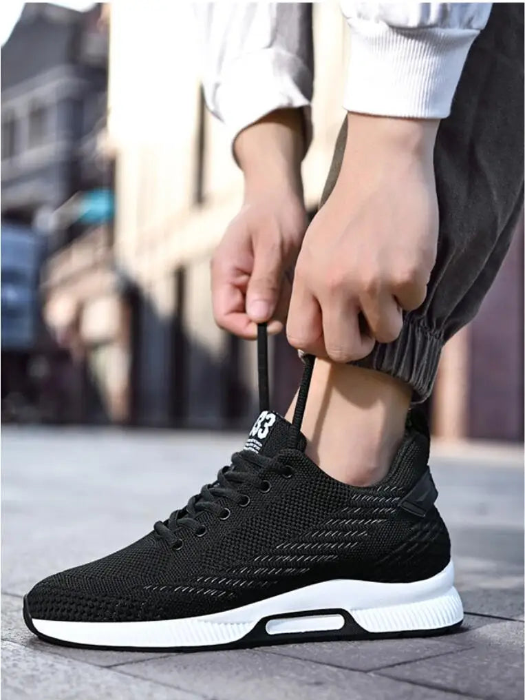 Nuove Sneakers da Uomo con Rialzo Interno, Scarpe Sportive Traspiranti in Mesh per Aumentare l'Altezza (6CM, 8CM)