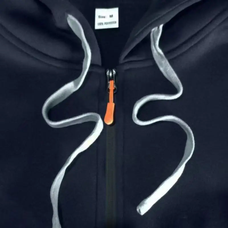 JOMA Felpa con cappuccio da uomo stile europeo, vestibilità ampia, con cerniera, per primavera e autunno, abbigliamento casual da uomo per il tempo libero e l'outdoor