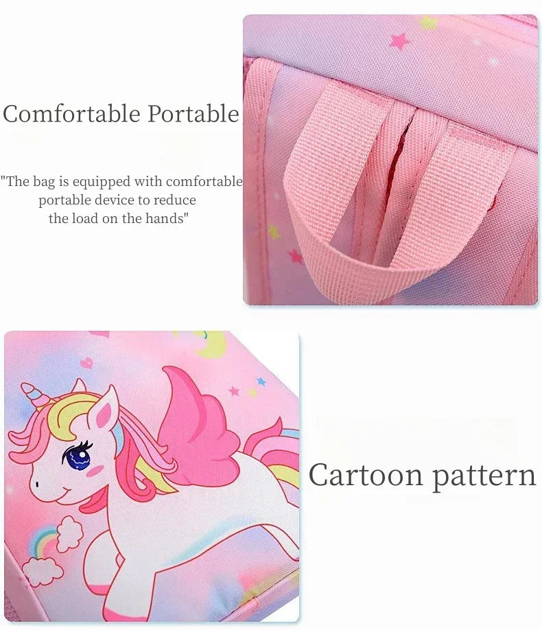 Nuovo zaino per bambini Cartoon simpatico unicorno sirena stampa zainetto asilo zainetto leggero