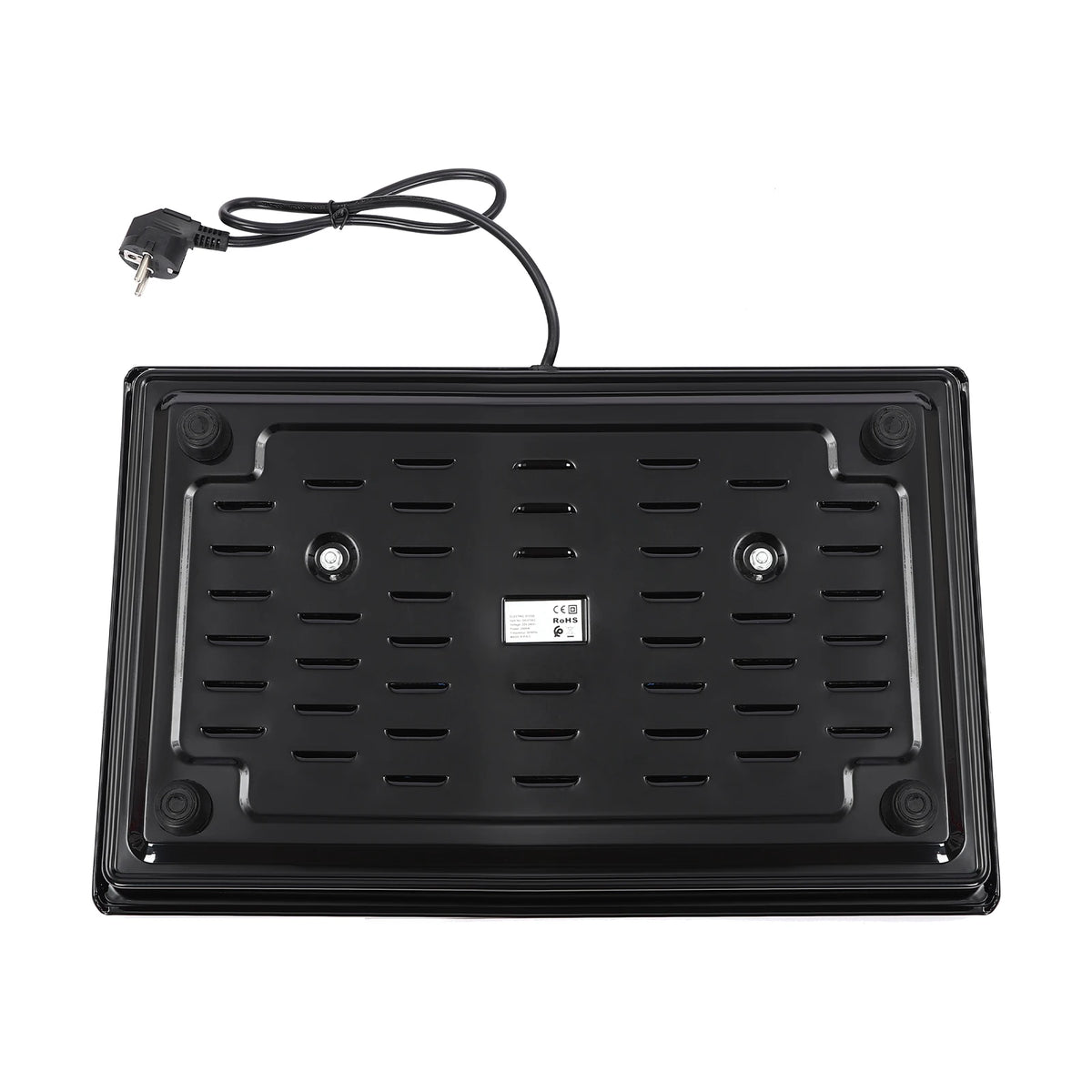 Electric Hob Cooker with 2 Plate| 2500W Electric Stove Cooktop| Knob Control, 6 Gear