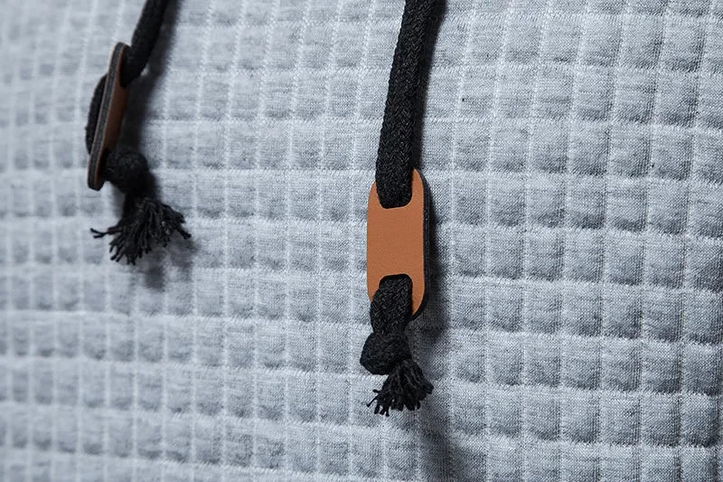 Nuova Felpa con Cappuccio da Uomo Primavera-Autunno 2025, Stile Europeo con Stampa DC, Tasche Grandi, Jacquard a Quadretti, Taglie Oversize