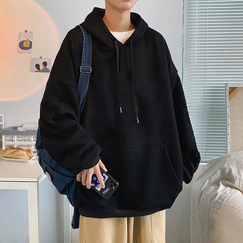 Felpe con cappuccio stampate da uomo Felpe con cappuccio casual a maniche lunghe Felpa con cappuccio Hip Hop Harajuku Y2k Top da uomo Felpe con cappuccio unisex