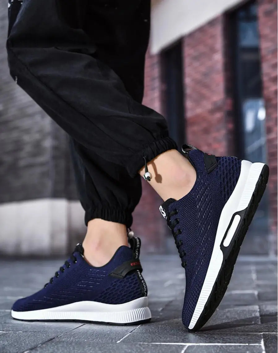 Nuove Sneakers da Uomo con Rialzo Interno, Scarpe Sportive Traspiranti in Mesh per Aumentare l'Altezza (6CM, 8CM)