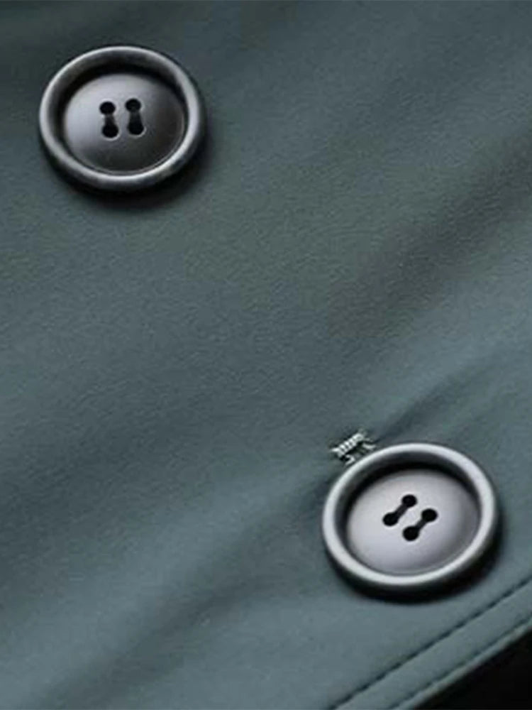 Lautaro Trench invernale lungo caldo e spesso con pelliccia sintetica, tasche interne con cintura, doppio petto, foderato in pelliccia di lusso per donna