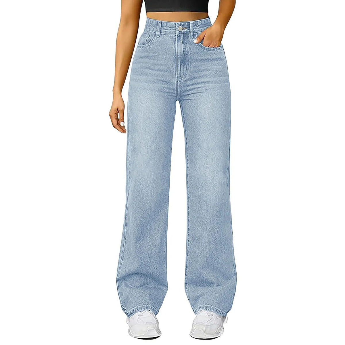 2025 Jeans delle nuove donne Pantaloni larghi in denim allentato retrò europei e americani Dimagranti Jeans a vita alta per le donne