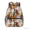 Zaino per cani dei cartoni animati zaino per libri carino zaini per la scuola divertenti borsa per Laptop leggera da viaggio escursionismo zaino impermeabile