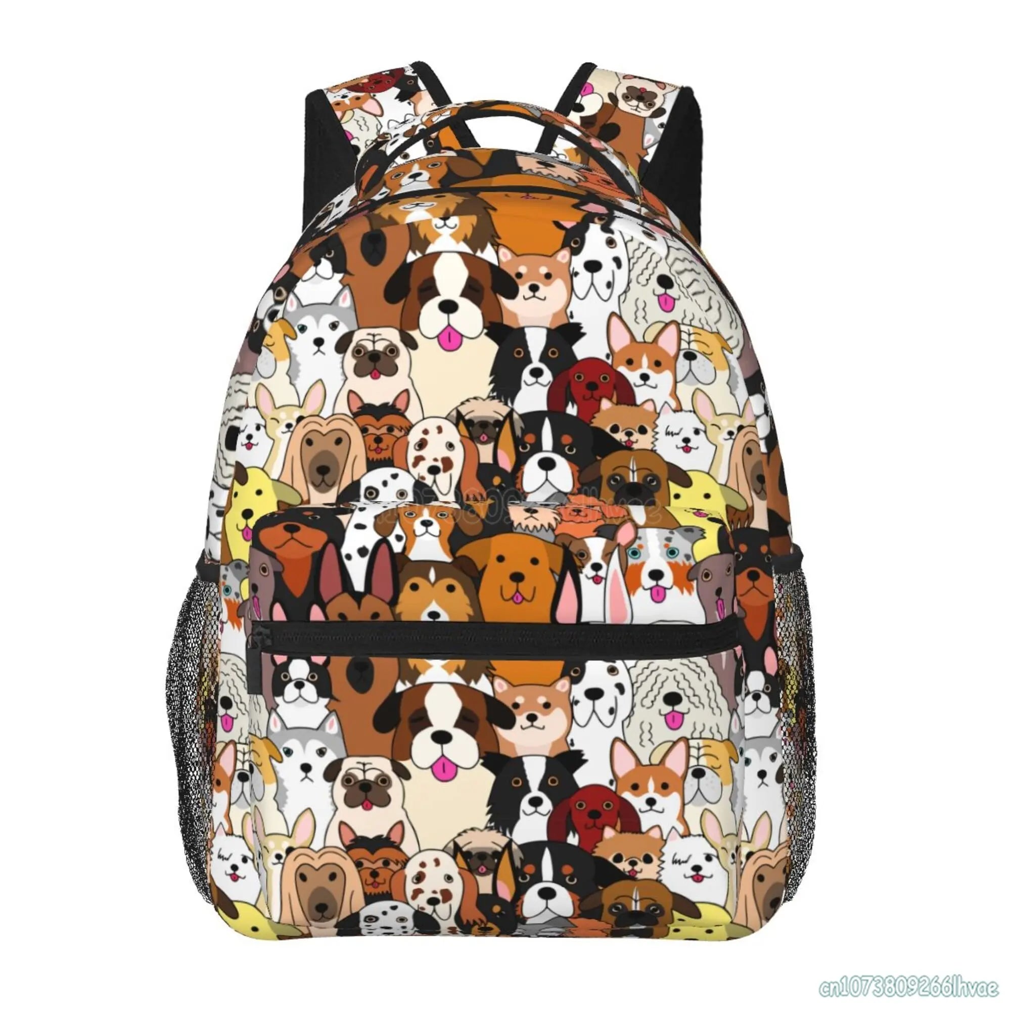 Zaino per cani dei cartoni animati zaino per libri carino zaini per la scuola divertenti borsa per Laptop leggera da viaggio escursionismo zaino impermeabile