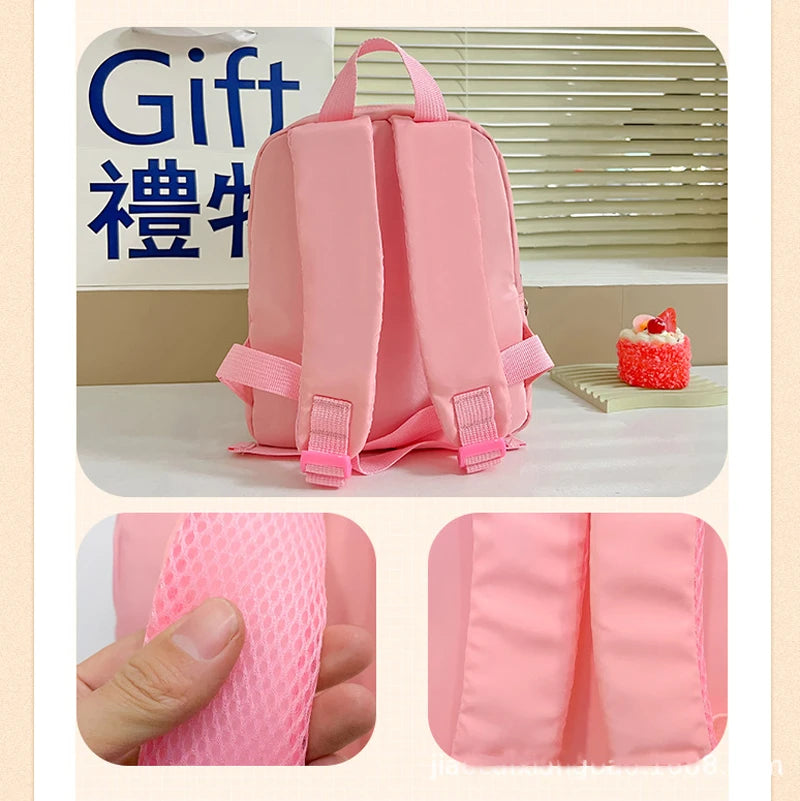 Zaino 3D a Forma di Unicorno in Peluche per Bambine, Borsa Scuola per Bambini, Zainetto Carino a Cartone Animato per Asilo e Scuola Materna