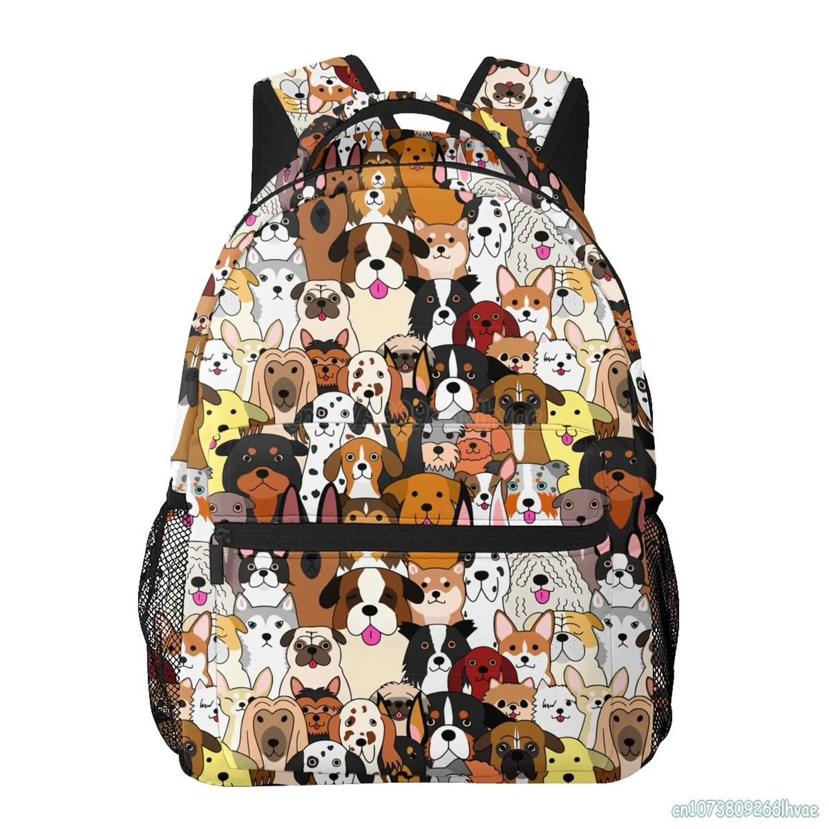 Zaino per cani dei cartoni animati zaino per libri carino zaini per la scuola divertenti borsa per Laptop leggera da viaggio escursionismo zaino impermeabile