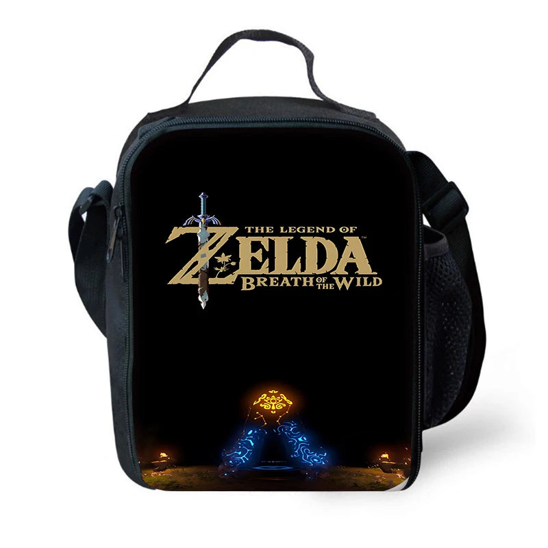 Zaino per la scuola dei bambini The Legends of Zeldas con borse per il pranzo, borse per matite, borse per la scuola per ragazzi e ragazze, miglior regalo