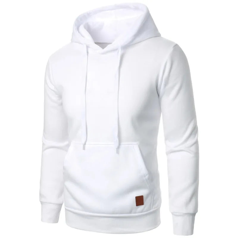 Felpe con cappuccio casual da uomo con colletto con cappuccio e coulisse Felpe Camicie a maniche lunghe Outdoor Streetwear Pullover leggero tinta unita