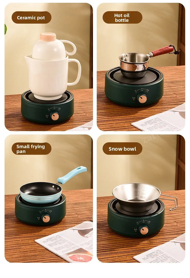 Electric Cookware Heating Base 500W Electric Heater Coffee Stove Home Manual Adjustable temperature Cooking Heater