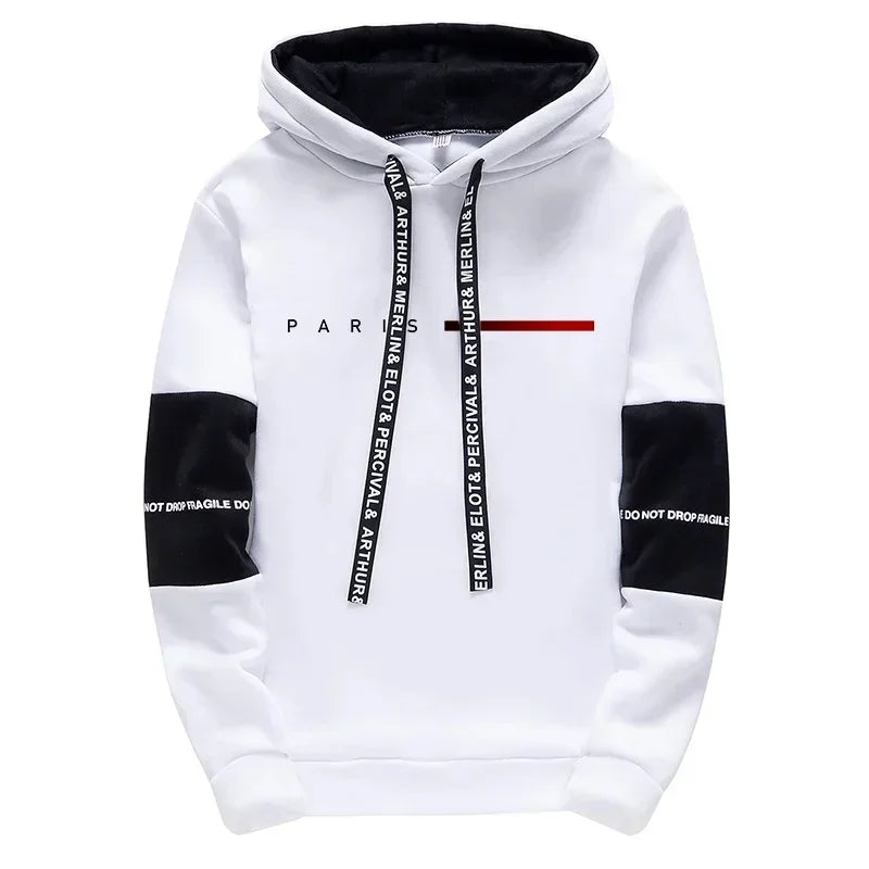 Felpe con cappuccio da uomo Pantaloni sportivi Parigi Moda Felpa con cappuccio Streetwear Maschile per tutte le stagioni Quotidiano Casual Sport Pullover Pantaloni da jogging