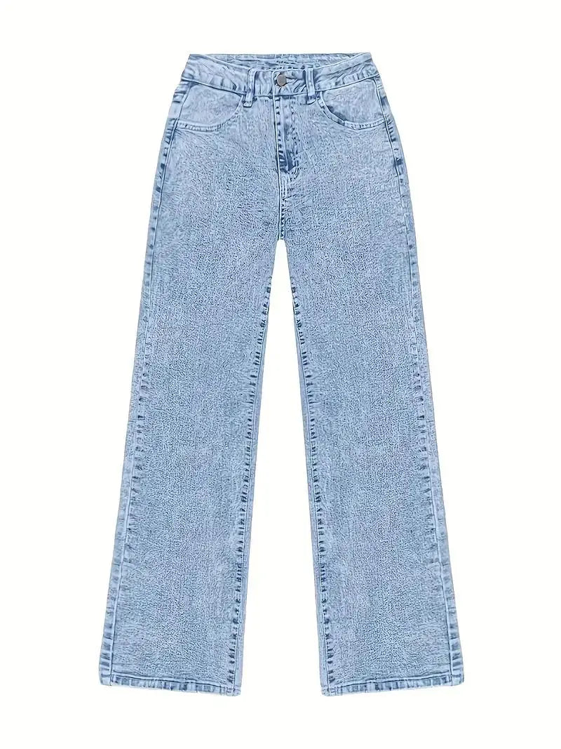 Nuovi Jeans Americani alla Moda 2026 per Donna, Larghi e Casual, Gamba Larga, Stile Streetwear, Pantaloni per Tutte le Stagioni