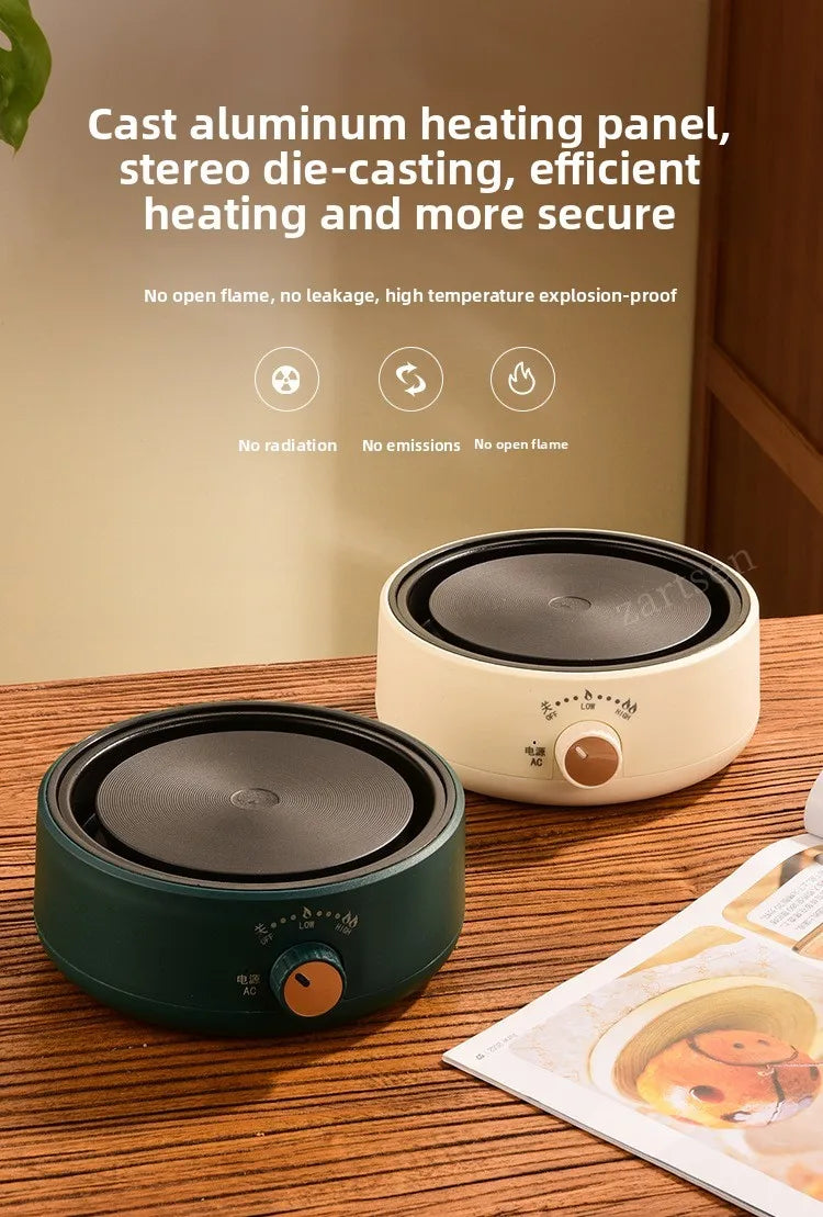 Electric Cookware Heating Base 500W Electric Heater Coffee Stove Home Manual Adjustable temperature Cooking Heater