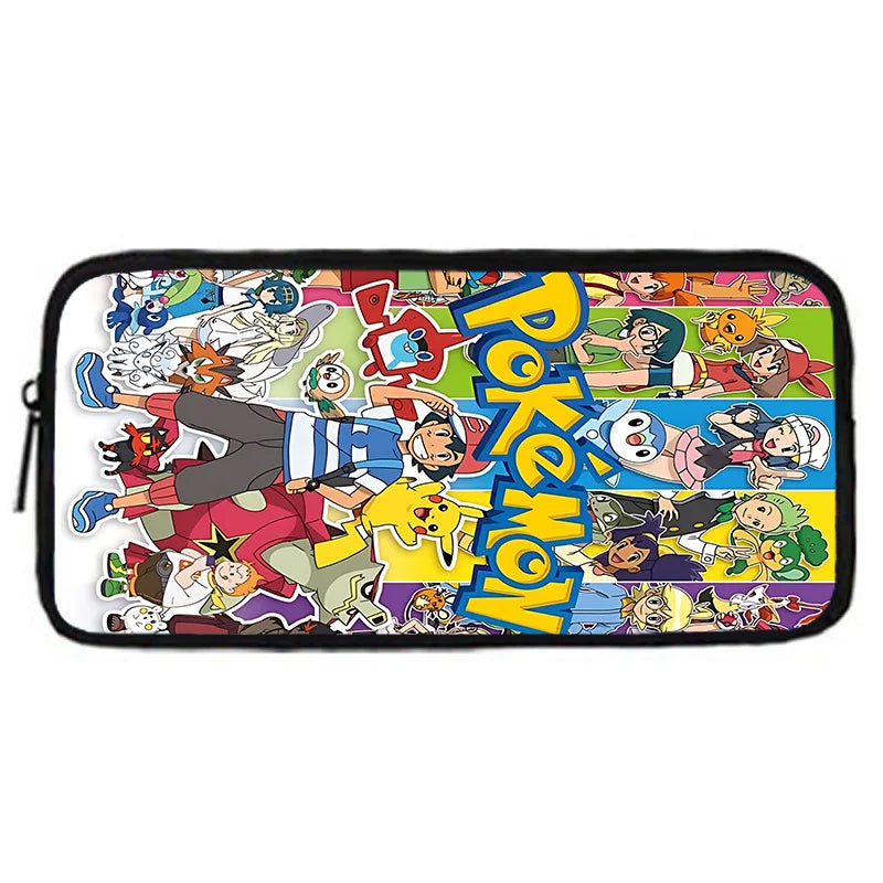 Zaino per la scuola per bambini con cartoni animati di Potdemiel, con borse per il pranzo, borse per matite, zaini per ragazzi e ragazze, P-PokéS, il miglior regalo