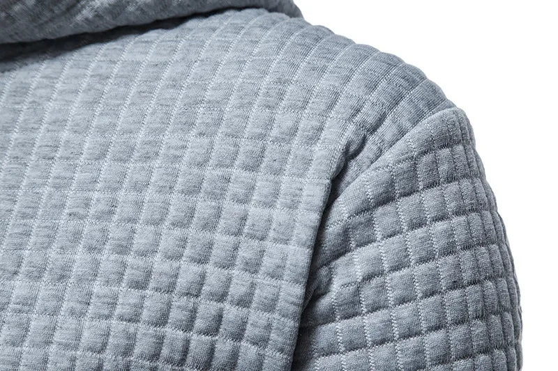 Nuova Felpa con Cappuccio da Uomo Primavera-Autunno 2025, Stile Europeo con Stampa DC, Tasche Grandi, Jacquard a Quadretti, Taglie Oversize
