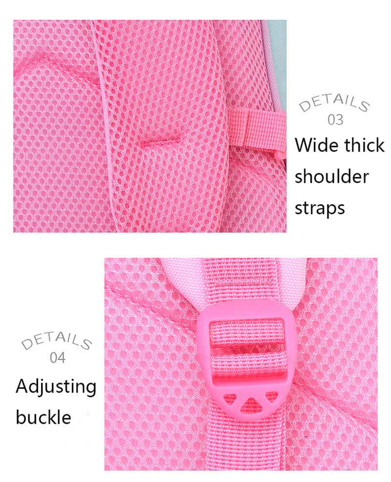 Zaino per bambina con borsa da scuola per adolescenti con stampa unicorno impermeabile di grande capacità per 2-16 anni Zaino per bambini Kawaii carino